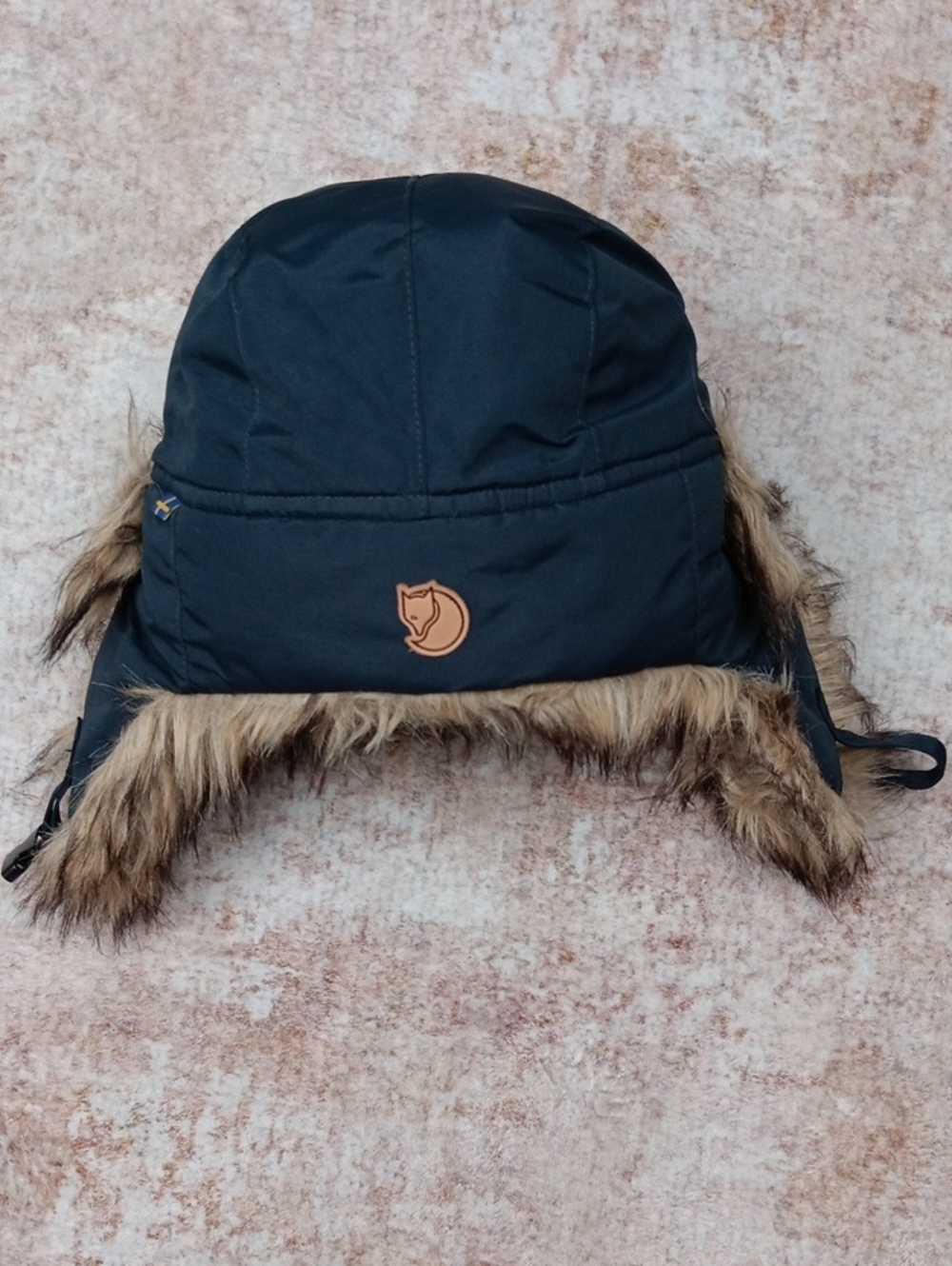 Fjallraven Nordic Heater Trapper Hat Fur Trim Ear Flap Hat Size Medium